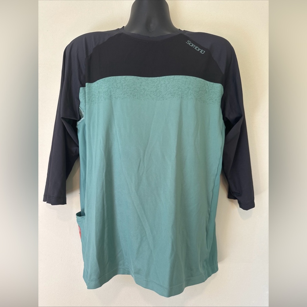 SOMBRIO Cartel
MEN’S Chaos 3/4 Sleeved Mtb Jersey 
Medium
Black Deep Sea